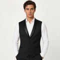 Black Tuxedo Formal Vest