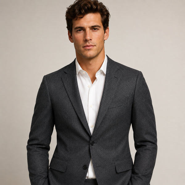 Charcoal Slim Fit Blazer