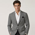 Houndstooth Check Blazer
