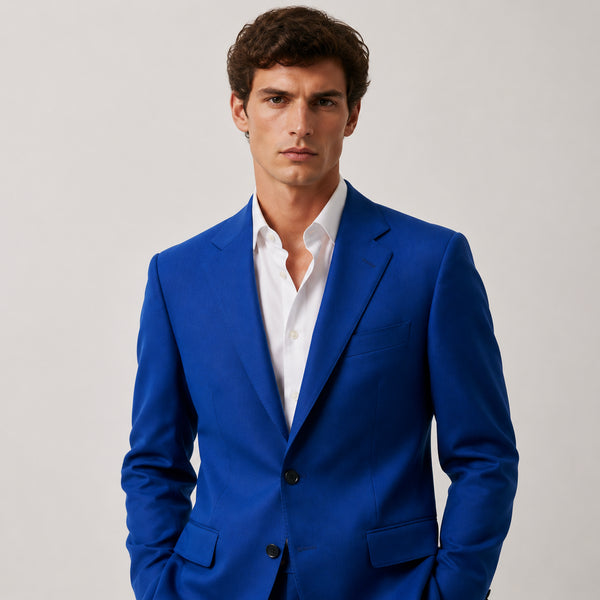Royal Blue Wool Blazer